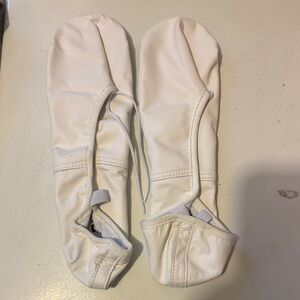 Women's White Ballet Flats - Classic Slip-On Dance Shoe